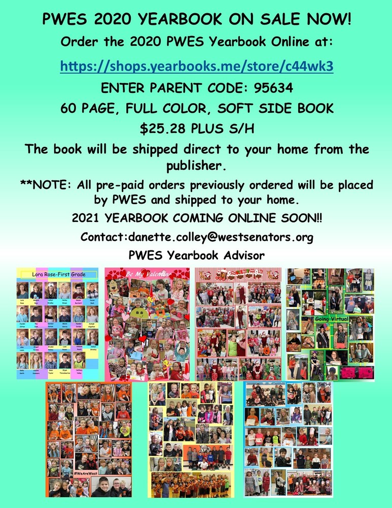 PWES 2019-2020 Yearbook Available Now!