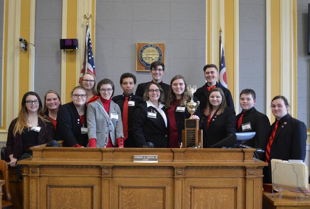 PWHS Mock Trial Team at Competition