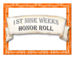 2020-2021 1st Nine Weeks Honor Roll