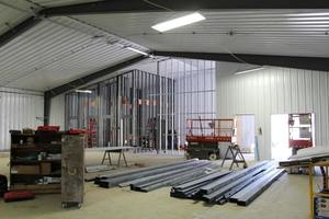 Work Continuing on Athletic Building