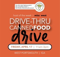 Miss West To Host Food Drive Friday, April 17