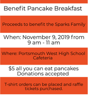 Benefit Pancake Breakfast on 11/9