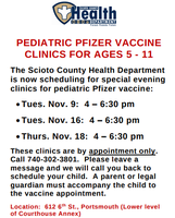 Pediatric Pfizer Vaccine Clinic