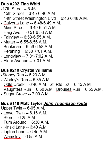 Bus Routes 2