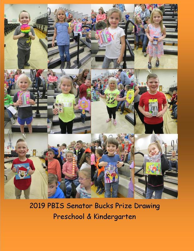 PBIS Senator Bucks Prize Drawings